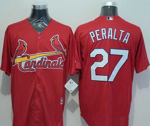 St. Louis Cardinals #27 Jhonny Peralta Red New Cool Base Stitched MLB Jersey,We sell and wholesale St. Louis Cardinals #27 Jhonny Peralta Red New Cool Base Stitched MLB Jersey on line form chian!